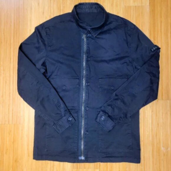 Religion Jacket Men Size Large Black Zip Button Utility Style Streetwear - Picture 1 of 3